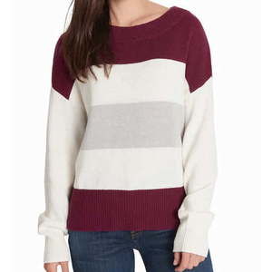 Lucky Brand Womens Colorblock Sweater,Large